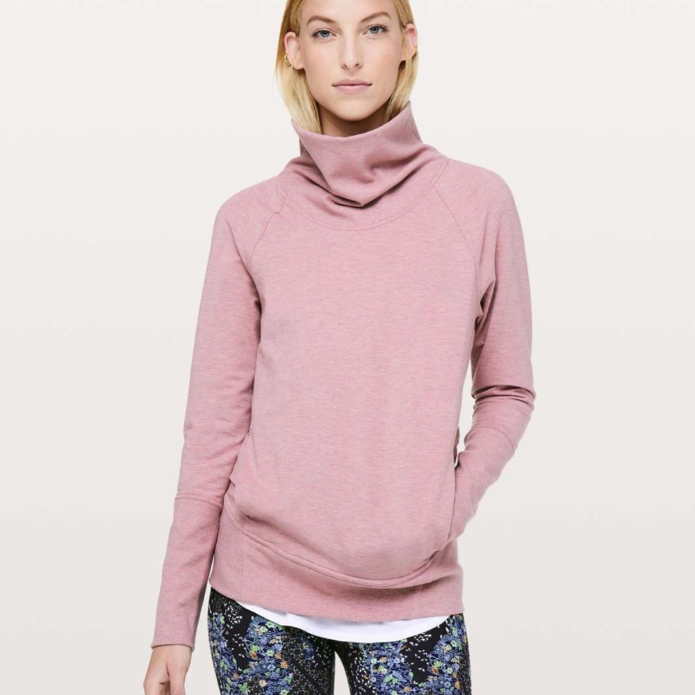 Lululemon High Lines Cowl Neck Pullover Sweatshirt